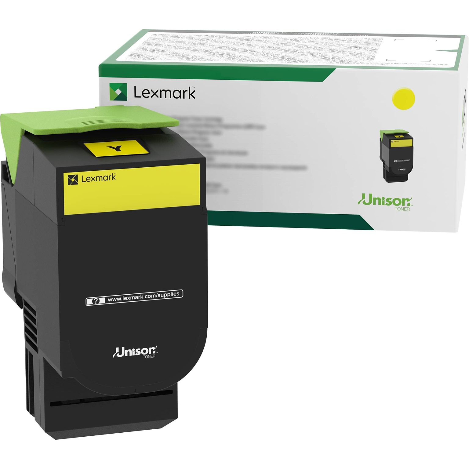 Lexmark 701 Yellow High Yield Toner Cartridge (70C1HY0)