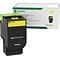 Lexmark 701 Yellow Standard Yield Toner Cartridge (70C10Y0)