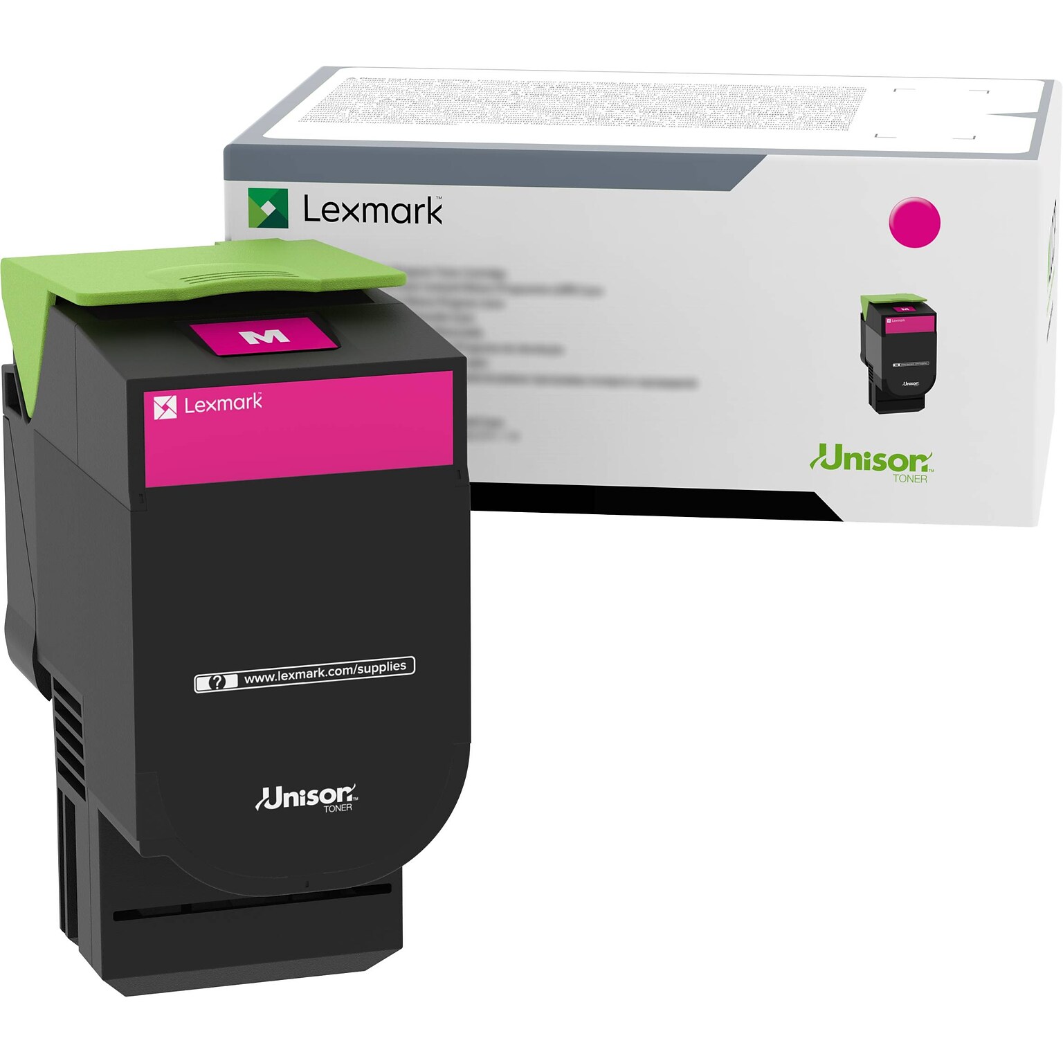 Lexmark 800H3 Magenta High Yield Toner Cartridge (80C0H30)