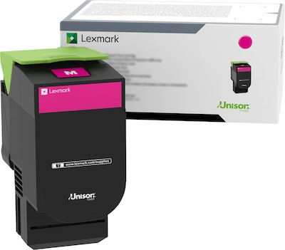 Lexmark 800S3 Magenta Standard Yield Toner Cartridge (80C0S30)