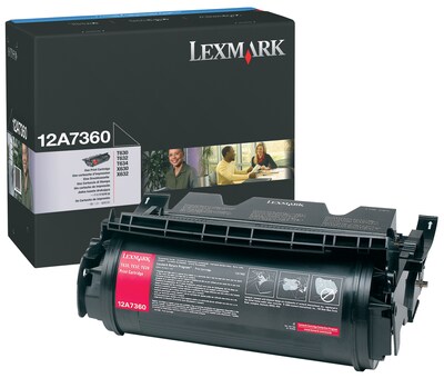 Lexmark 12A7360 Black Standard Yield Toner Cartridge