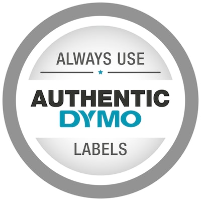DYMO LetraTag 91331 Plastic Label Maker Tape, 1/2" x 13', Black on White (91331)