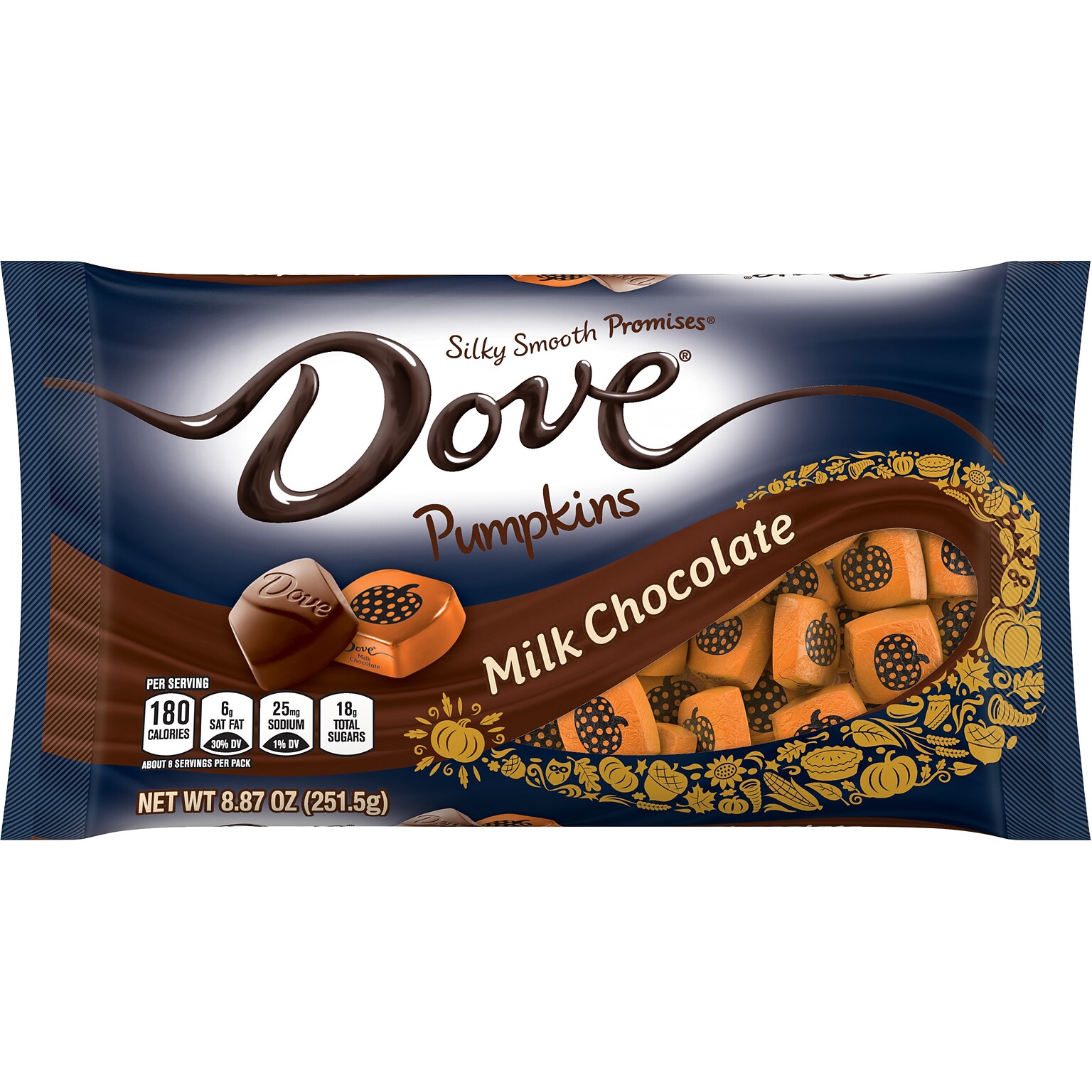 Dove Promises Pumpkin Chocolate Candy, 8.87 Oz. (370933)