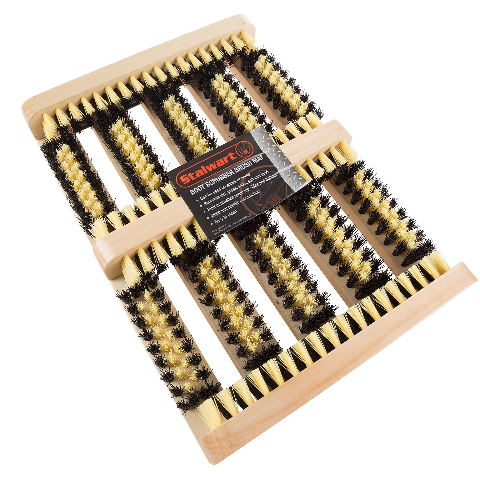 Stalwart Water Resistant 14.25W x 10.37D Shoe Scraper Mat (M150092)