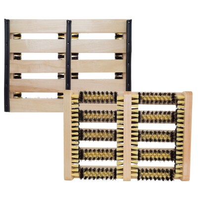 Stalwart Water Resistant 14.25W x 10.37D Shoe Scraper Mat (M150092)