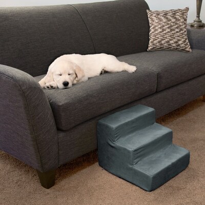 PETMAKER Foam Pet Steps 12"H x 15"W, Gray (M320213)