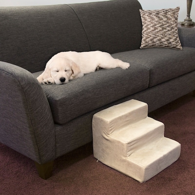 PETMAKER Foam Pet Steps 12"H x 15"W, Tan (M320103)