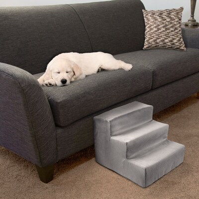 PETMAKER Foam Pet Steps 12"H x 15"W, Chevron (M320222)
