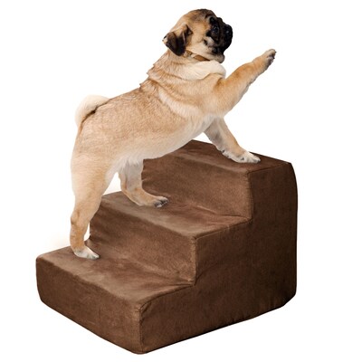 PETMAKER Foam Pet Steps 12H x 15W, Brown (M320212)