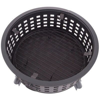 Pure Garden 26" Round Fire Pit Bronze (M150123)