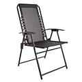 Pure Garden Suspension Folding Chair Black (M150120)