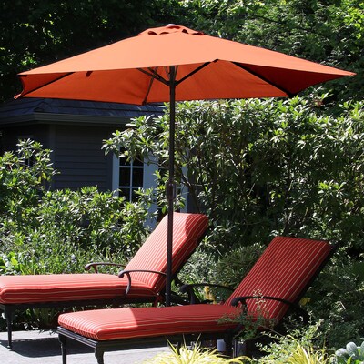 Pure Garden 9 Patio Umbrella Terracotta (M150067)