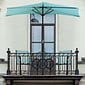 Pure Garden 9' Half Round Patio Umbrella Blue (M150053)