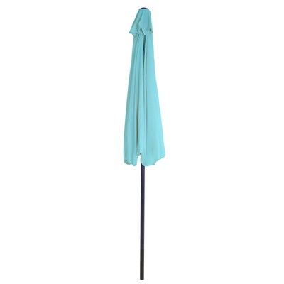 Pure Garden 9' Half Round Patio Umbrella Blue (M150053)