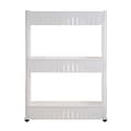 Everyday Home Rolling Storage Cart White (M050011)