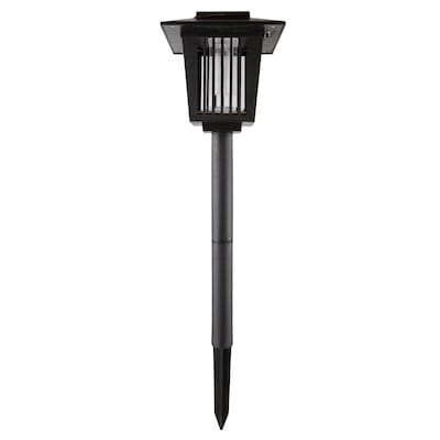 Pure Garden Solar Powered Black LED Bug Zapper (M150070)