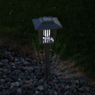 Pure Garden Solar Powered Black LED Bug Zapper (M150070)