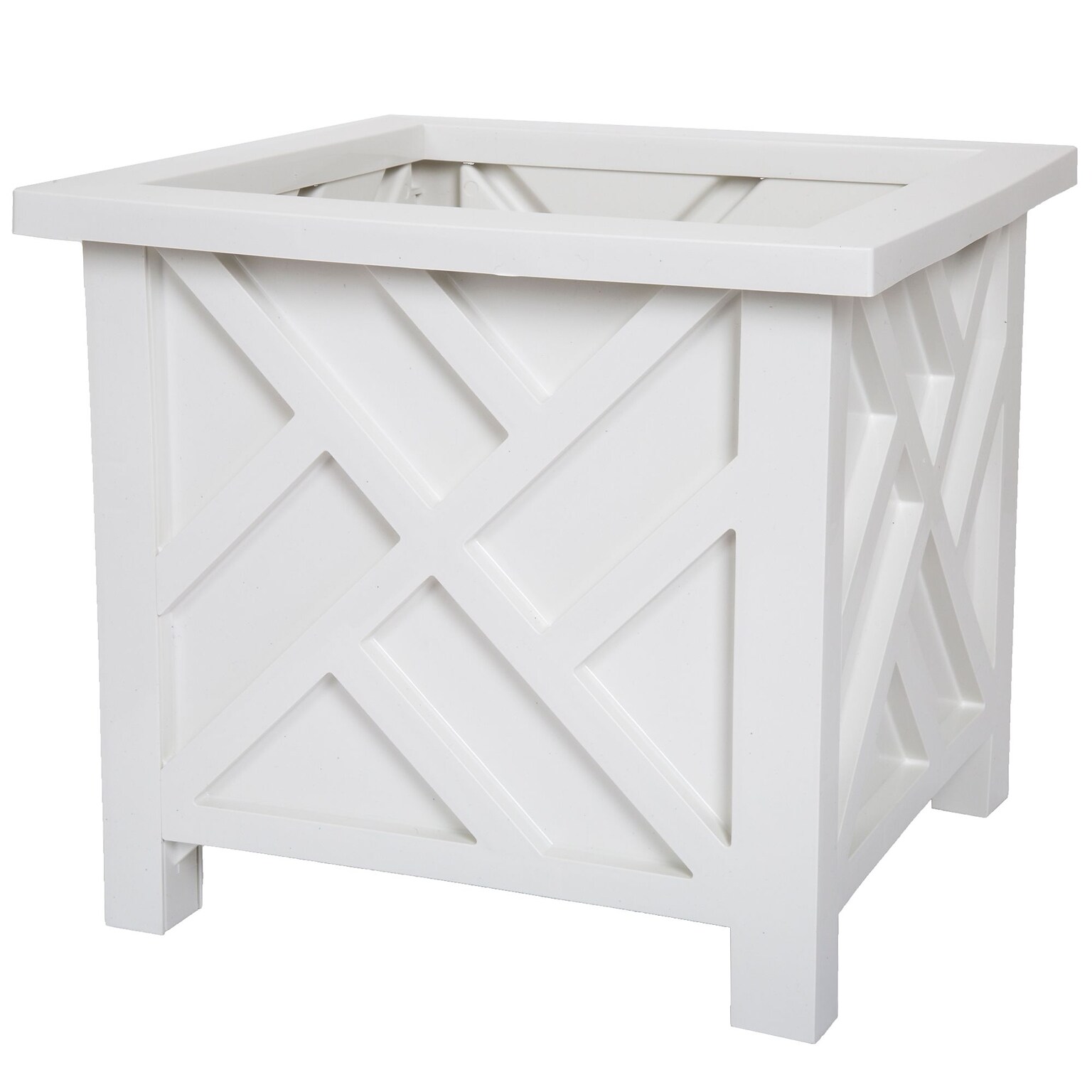 Pure Garden Plant Box Holder White (M150021)