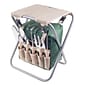 Pure Garden Gardening Stool with Tools (M150062)