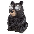 Pure Garden Solar LED Weather Resistant Polyresin Bear Statue (M150086)