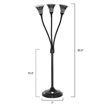 Lavish Home LED Desk Lamp Black (M100021)