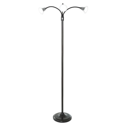 Lavish Home LED Floor Lamp Black (M100018)