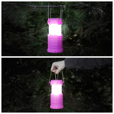 Wakeman Outdoors LED Lantern Pink (M570036)