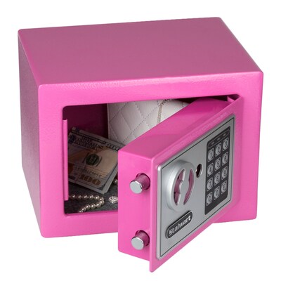 Stalwart 0.16 Cubic Foot Digital Lock Valuables Safe, Steel (M200007)