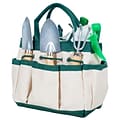 Pure Garden 7 Piece Wood and Metal Indoor Garden Tool Set (M150001)