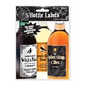 Amscan Halloween Bottle Labels, 5.25 x 3.25, Paper, 5/Pack, 5 Per Pack (159634)