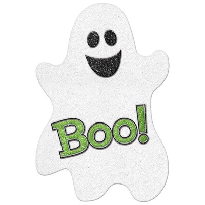 Amscan Ghost Glitter Yard Sign, 22 x 14.5, Foam, 2/Pack (190536)