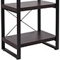 Flash Furniture HERCULES Series 62"H 4-Shelf Etagere Bookcase, Charcoal (NANJH1734)