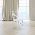 Flash Furniture Resin Kids Chiavari Chair, White (LEL7KWH)