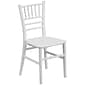 Flash Furniture Resin Kids Chiavari Chair, White (LEL7KWH)