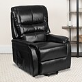 Flash Furniture LeatherSoft Power Lift Recliner, Black (CH153062LBKLEA)