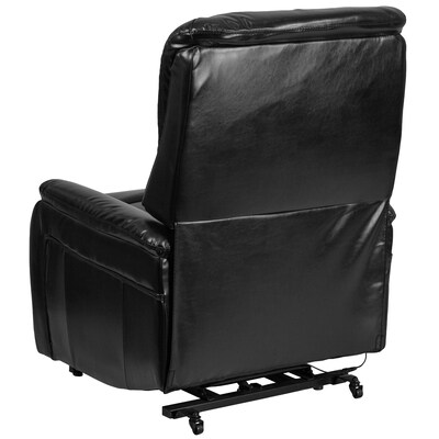 Flash Furniture LeatherSoft Power Lift Recliner, Black (CH153062LBKLEA)