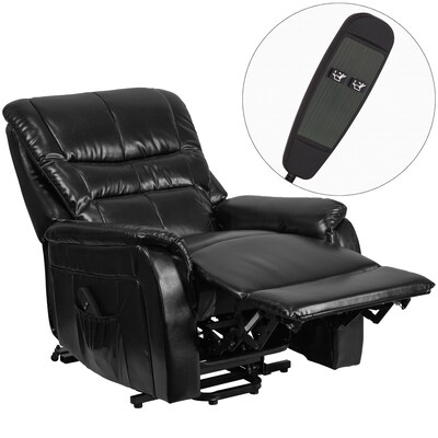 Flash Furniture LeatherSoft Power Lift Recliner, Black (CH153062LBKLEA)
