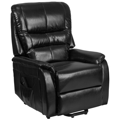 Flash Furniture LeatherSoft Power Lift Recliner, Black (CH153062LBKLEA)