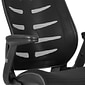 Flash Furniture Nylon Drafting Chair with Footrest and Lumbar Support, Black (BL-ZP-809D-BK-GG)