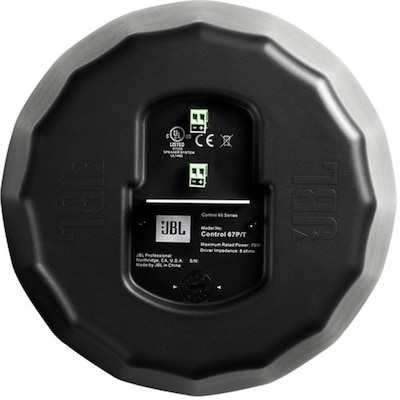 JBL Control C67PT 75W Extended-Range Satellite Pendant Speaker, Black
