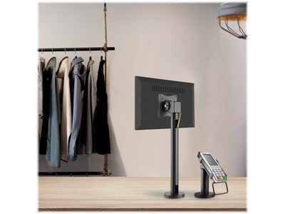 Mount-It! Adjustable POS Monitor Mount, Up to 23", Black (MI-3795)