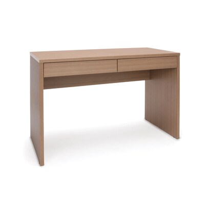 Essentials by OFM 2-Drawer Solid Panel Desk, Harvest (ESS-1012-HVT)