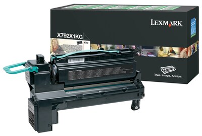 Lexmark X792X1KG Black Extra High Yield Toner Cartridge, Prints Up to 20,000 Pages