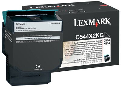 Lexmark C544X2KG Black Extra High Yield Toner Cartridge