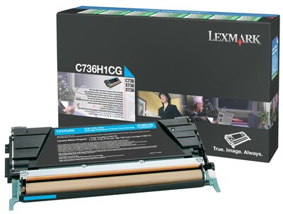 Lexmark C736 Cyan High Yield Toner Cartridge