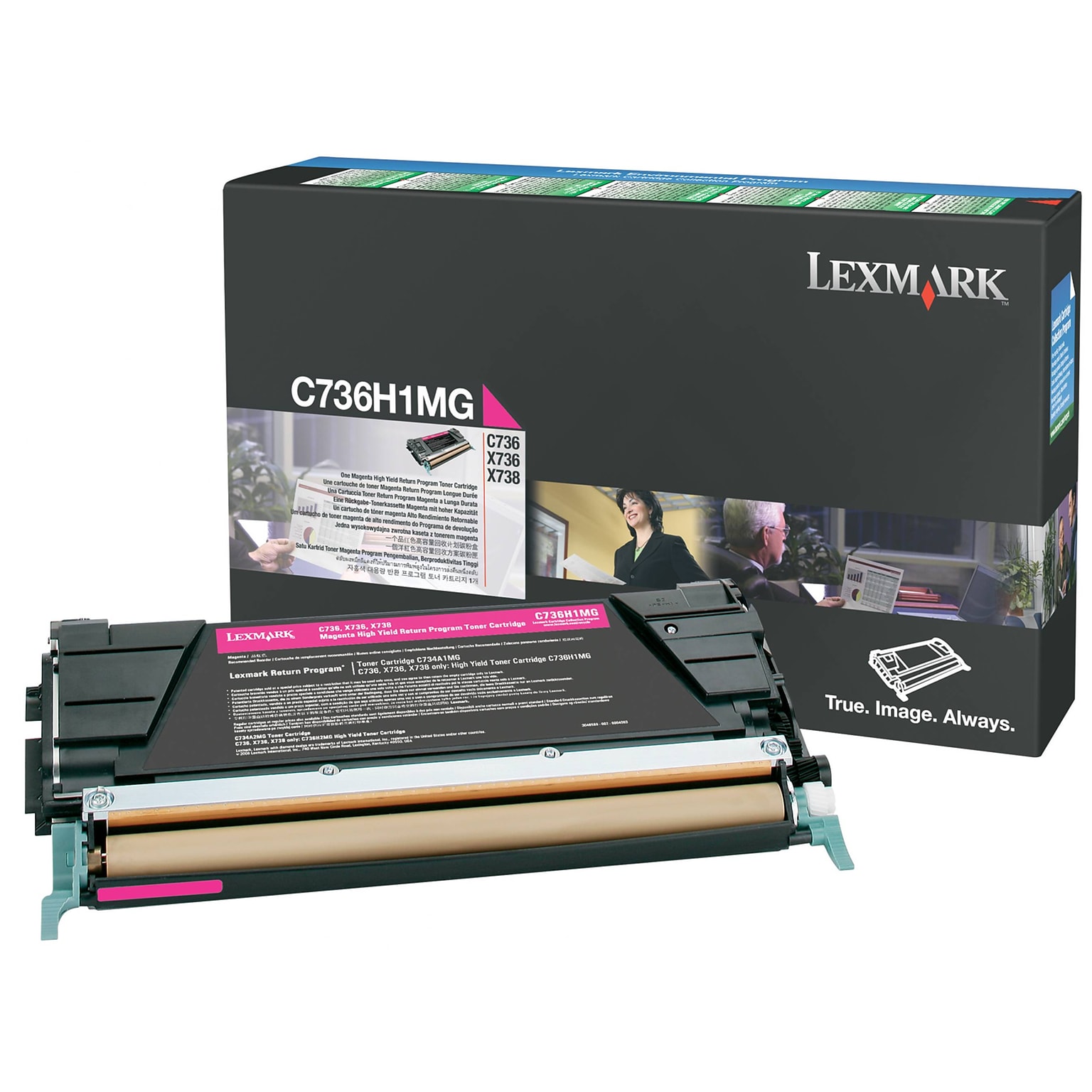 Lexmark C736 Magenta High Yield Toner Cartridge