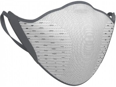 AirPop Active Reusable Face Mask, Adult, Gray/White (43315)