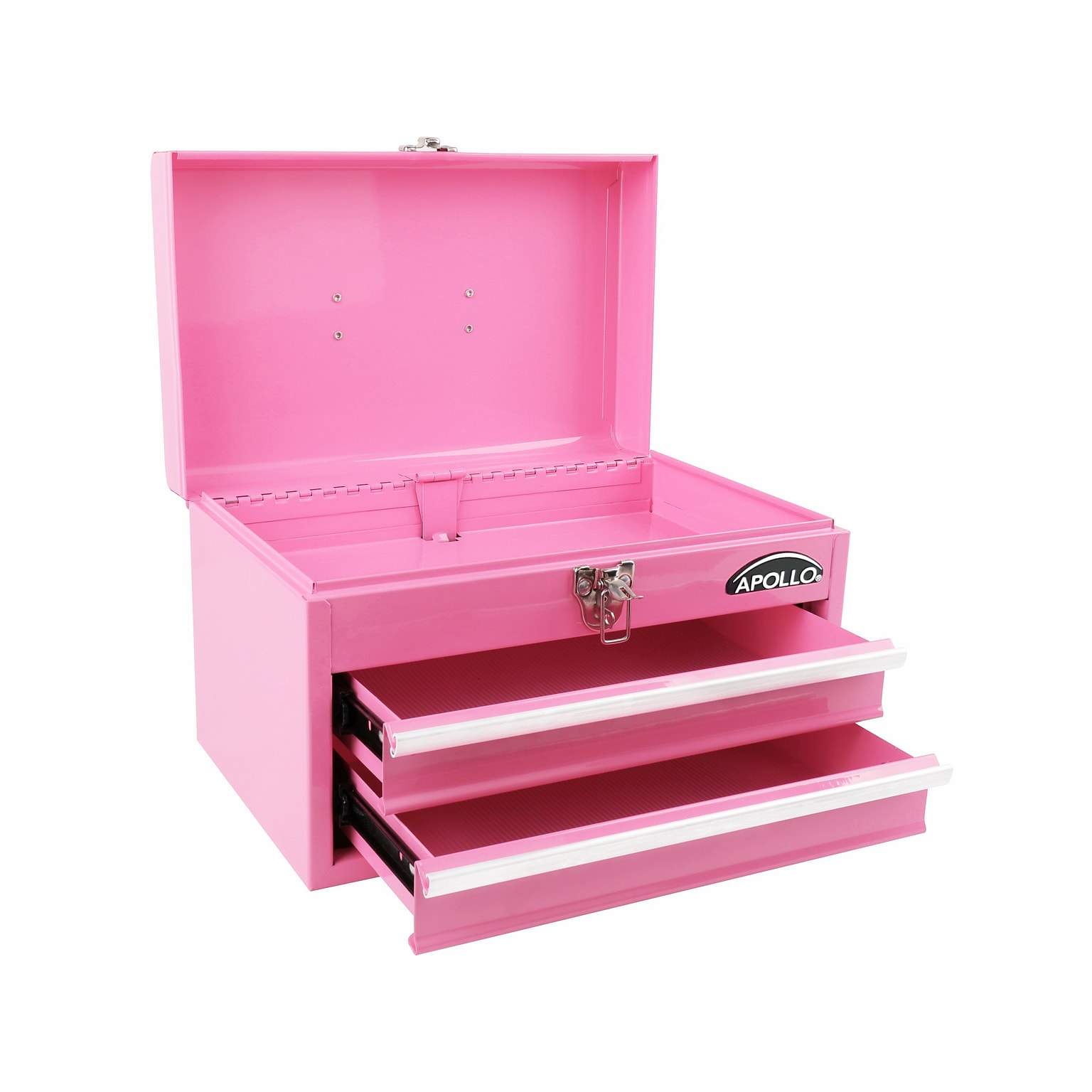 Apollo Tools 2-Drawer Chest Case, Pink (DT5010P)