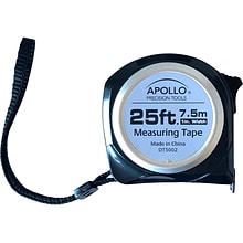 Apollo Tools 25 Tape Measure, Nylon-Coated (DT5002)