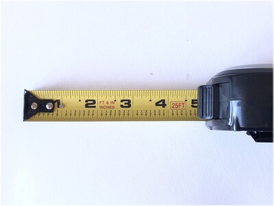 Apollo Tools 25' Tape Measure, Nylon-Coated (DT5002)